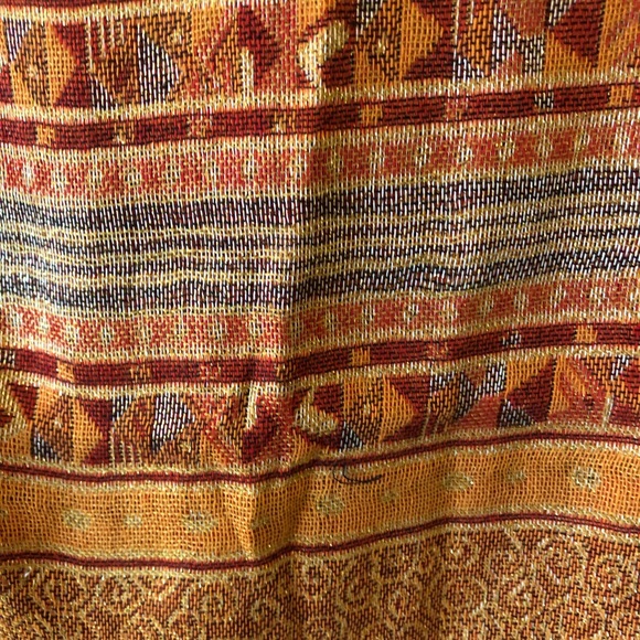 Pashmina Scarf-Orange - Picture 4 of 5